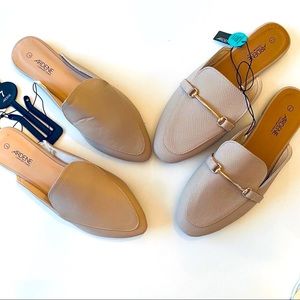 Ardene Beige/Tan Slip-on Flats  Bundle (2 pairs)
